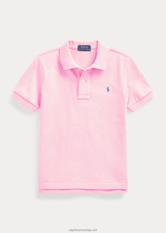 клинци Ralph Lauren култна мрежаста поло мајица V2V445704 кармел розе