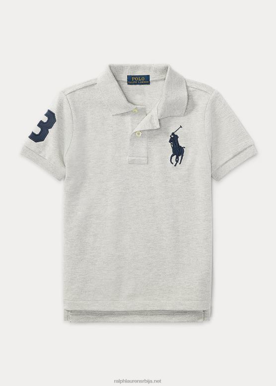 клинци Ralph Lauren биг пони памучна мрежаста поло мајица V2V445711 и преко вријеска