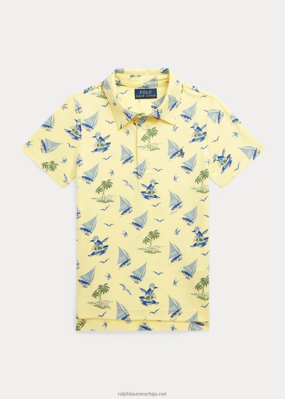 клинци Ralph Lauren поло медвед памучни дрес поло мајица V2V445755 бристол иеллов