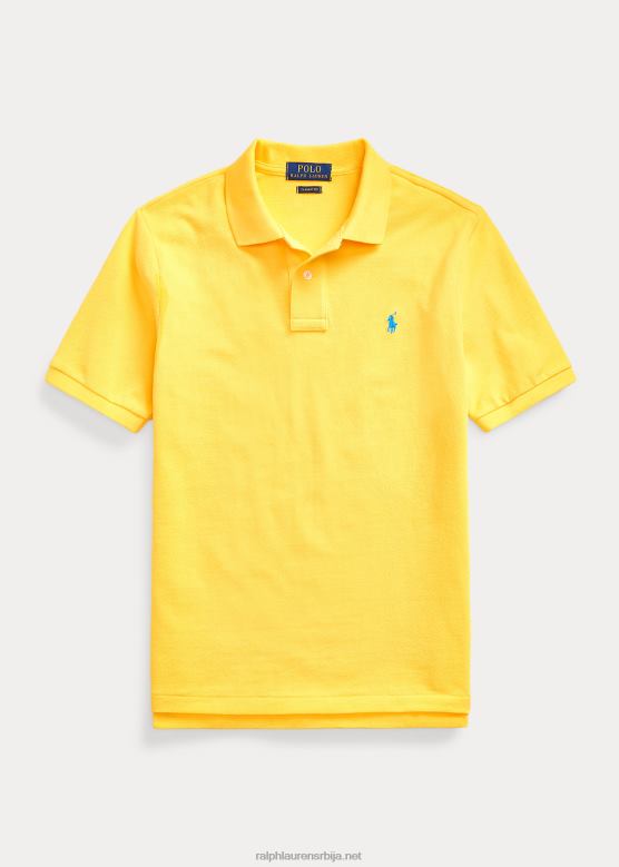 клинци Ralph Lauren култна мрежаста поло мајица V2V446031 жутоперка