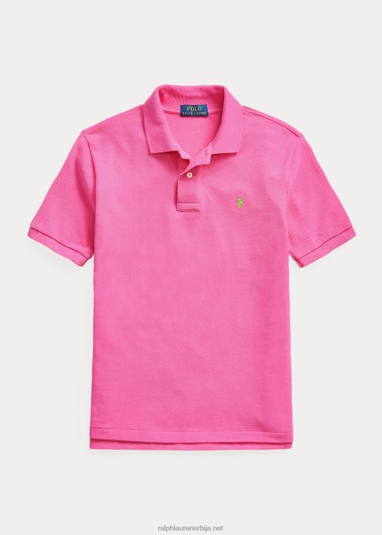 клинци Ralph Lauren култна мрежаста поло мајица V2V446037 далиа пинк