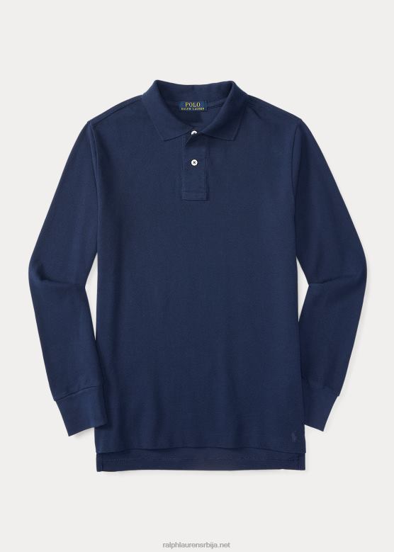 клинци Ralph Lauren униформна поло мајица дугих рукава V2V446232 невпорт морнарица
