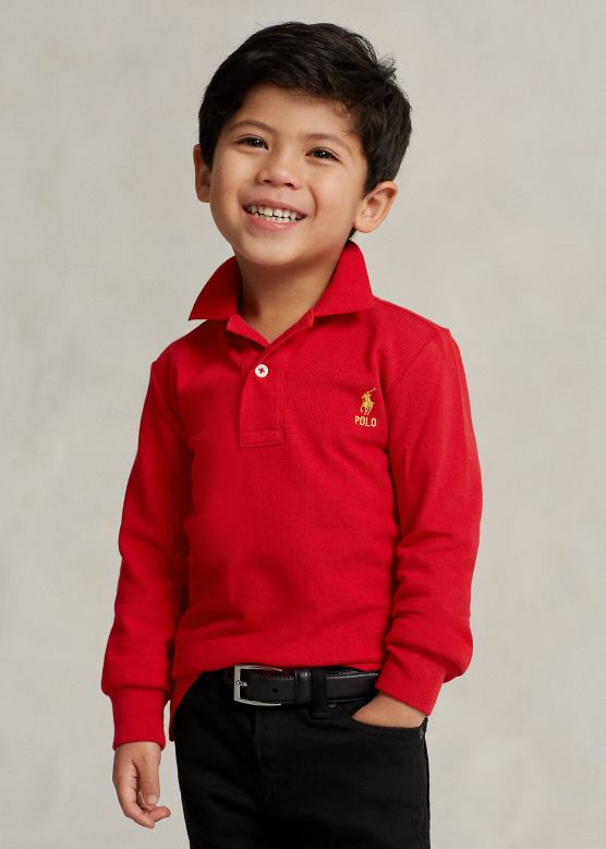 клинци Ralph Lauren поло мајица дугих рукава за лунарну нову годину V2V446441 рл 2000 ред