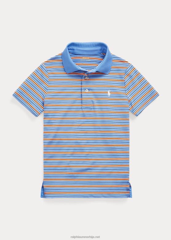 клинци Ralph Lauren пругаста поло мајица од дреса V2V446467 лучко острво плаво мулти