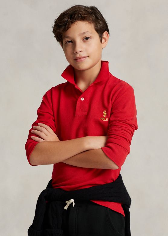 клинци Ralph Lauren поло мајица дугих рукава за лунарну нову годину V2V446574 рл 2000 ред