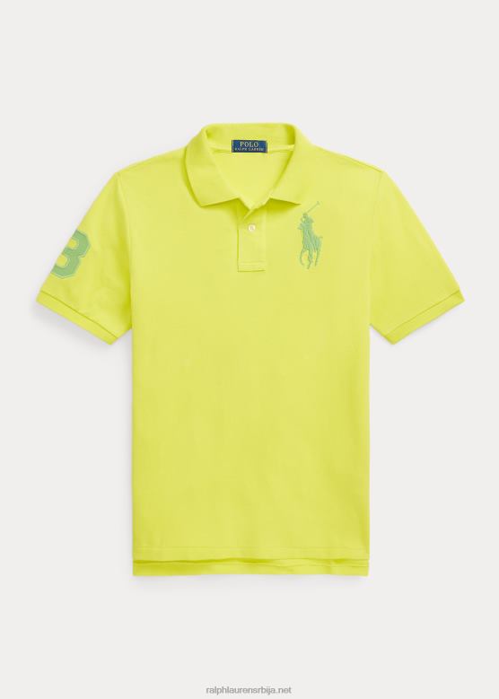 клинци Ralph Lauren Поло мајица класичног облика великог понија V2V446628 ласер жута