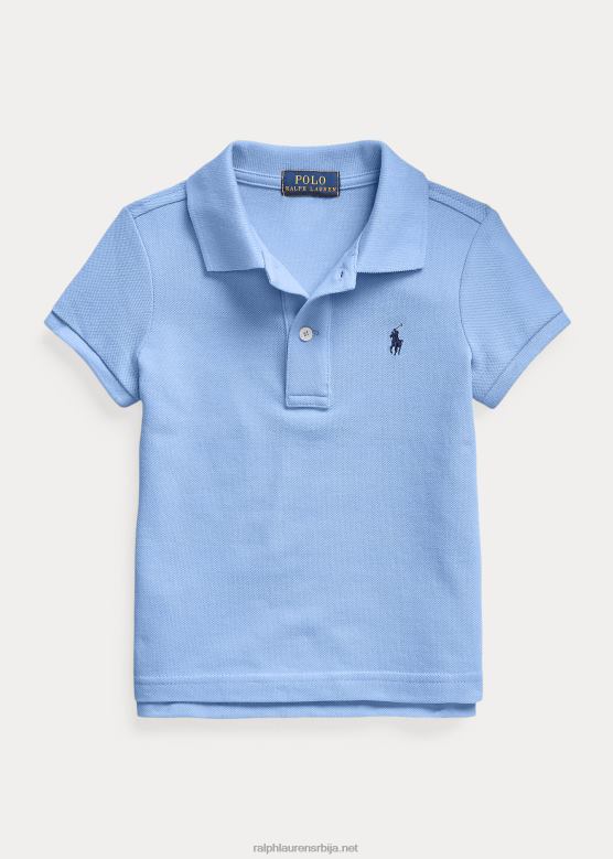 клинци Ralph Lauren памучна мрежаста поло мајица V2V446738 лучко острво плаво