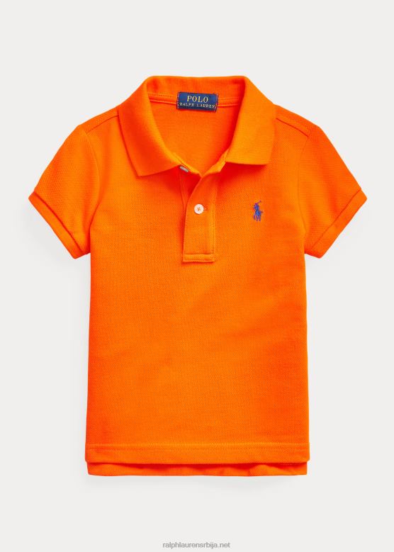 клинци Ralph Lauren памучна мрежаста поло мајица V2V446744 једрења наранџаста