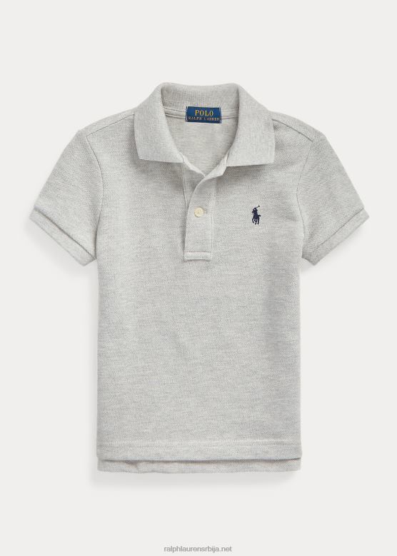 клинци Ralph Lauren памучна мрежаста поло мајица V2V446750 и преко вријеска