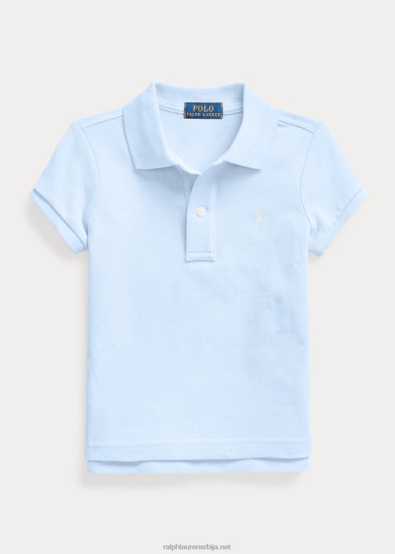 клинци Ralph Lauren памучна мрежаста поло мајица V2V446756 канцеларијско плаво