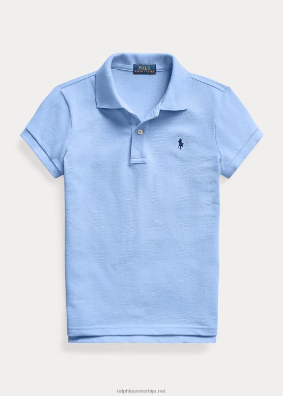клинци Ralph Lauren памучна мрежаста поло мајица V2V446990 лучко острво плаво