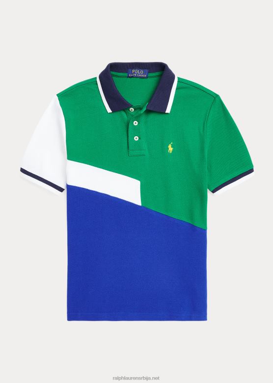 клинци Ralph Lauren памучна мрежаста поло мајица у боји V2V449845 сафирна звезда мулти