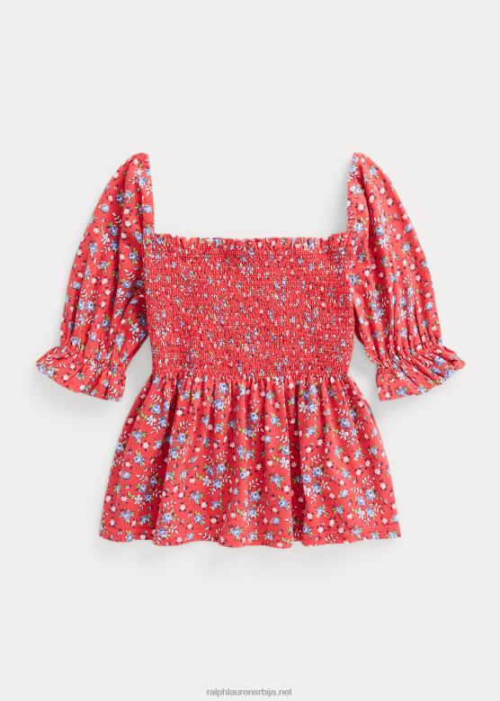 клинци Ralph Lauren горњи део од памучног дреса са цветовима V2V447153 сеоски сајам цвећа