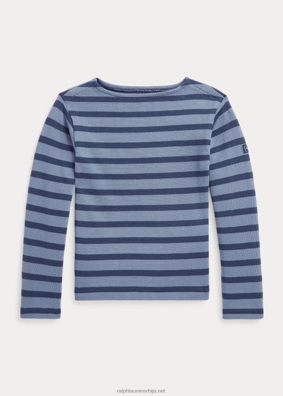 клинци Ralph Lauren пругасти горњи део памучног дреса V2V447457 рустикална морнарица мулти