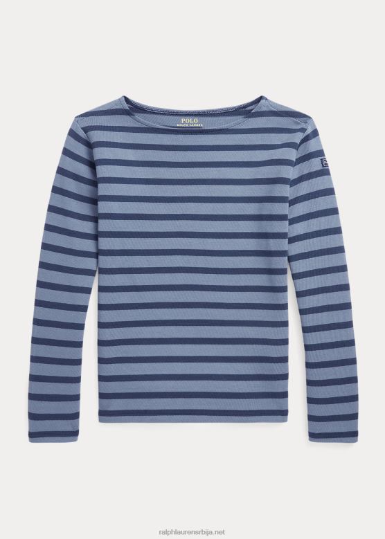 клинци Ralph Lauren пругасти горњи део памучног дреса V2V447592 рустикална морнарица мулти