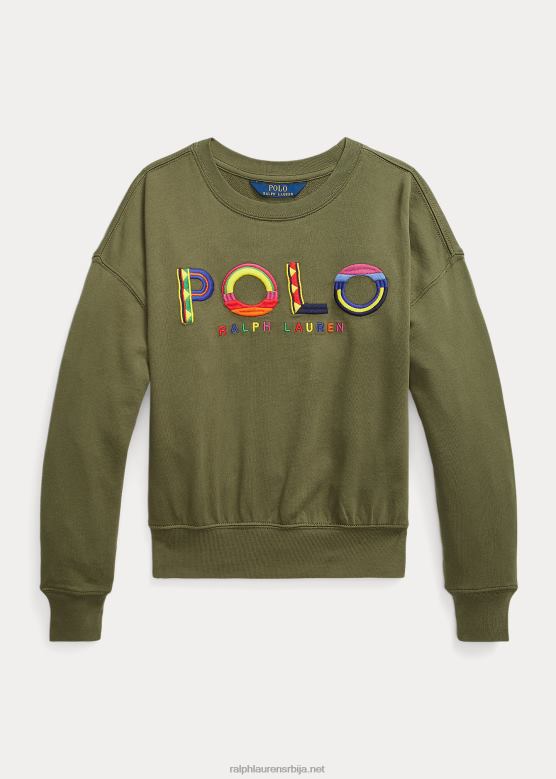 клинци Ralph Lauren лого спа фротир дуксерица V2V447112 тамна жалфија