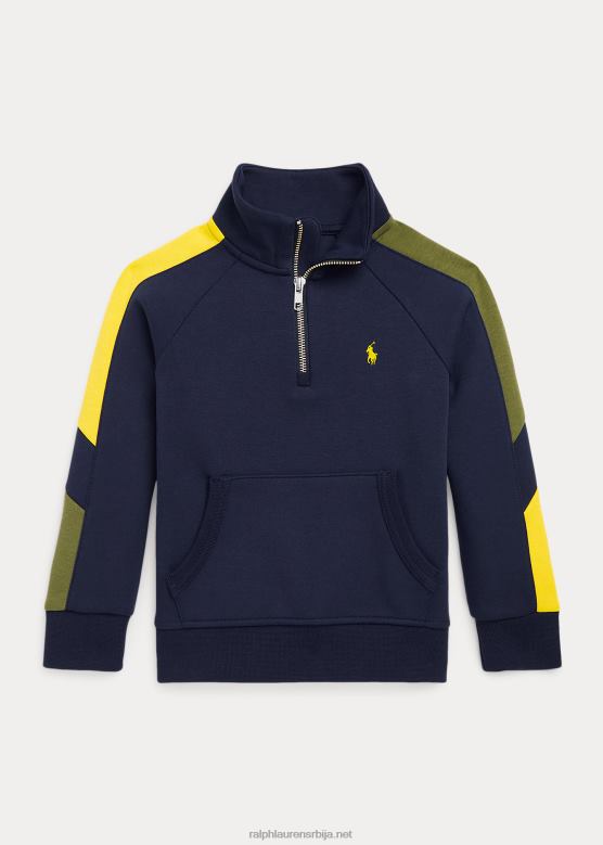 клинци Ralph Lauren дупло плетени дукс са четвртим патентним затварачем V2V449901 крстарење морнарице мулти