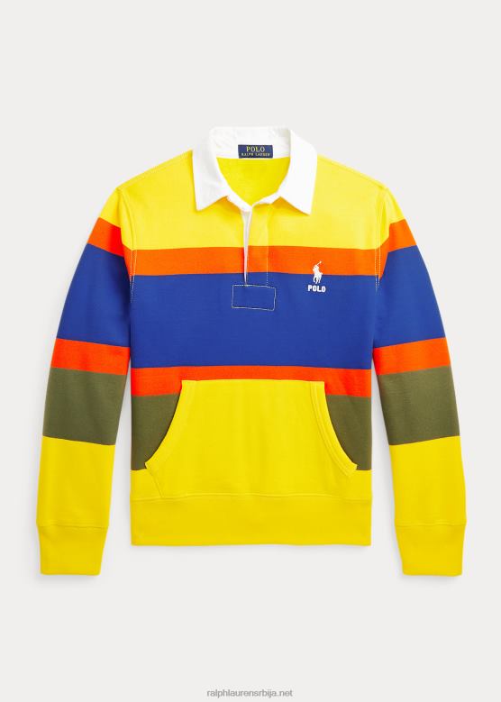 клинци Ralph Lauren рагби дукс од пругастог флиса V2V449926 лимун црусх мулти