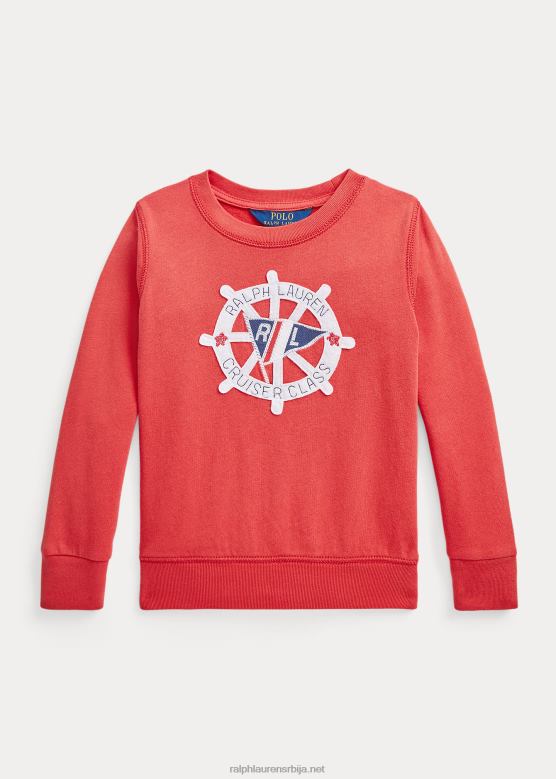 клинци Ralph Lauren Саилинг-аппликуе спа фротир дукс V2V449954 десна црвена