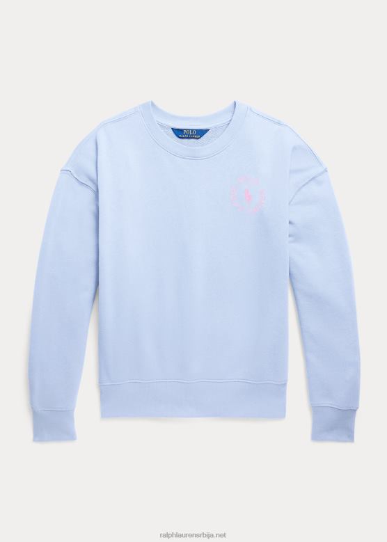 клинци Ralph Lauren дуксерица од флиса великог понија V2V449979 баби блуе