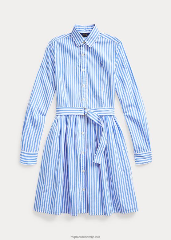 клинци Ralph Lauren пругаста памучна кошуља V2V4410006 плави мулти