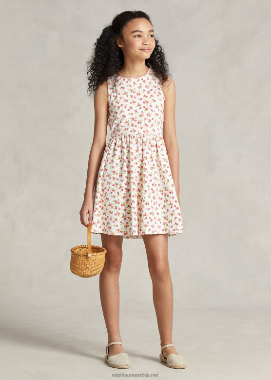клинци Ralph Lauren хаљина од растезљивог дреса са јагодама V2V446722 отисак јагоде
