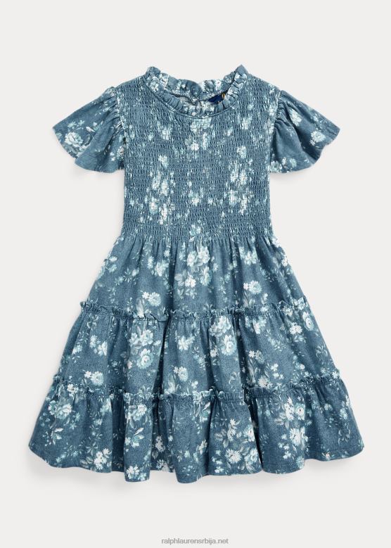 клинци Ralph Lauren Хаљина од памучног дреса са цвећем V2V446812 цветни