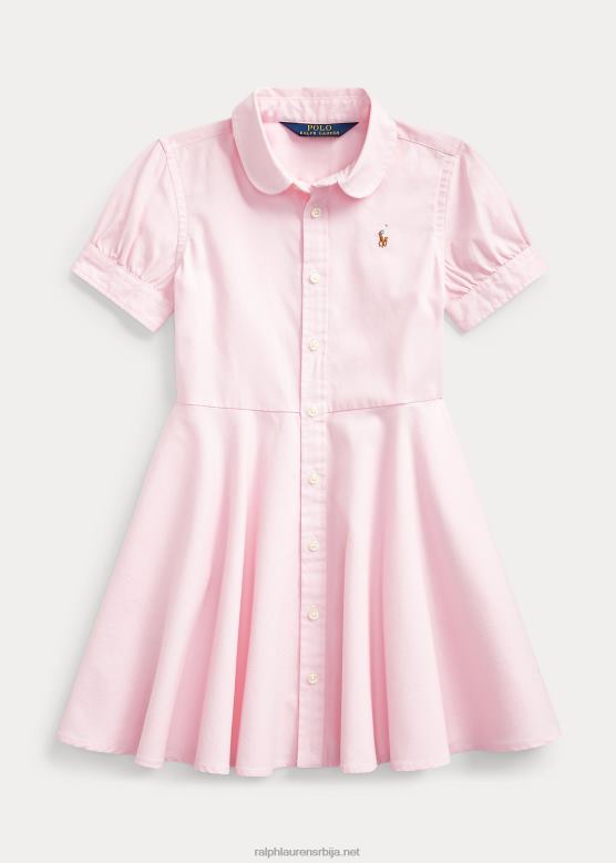 клинци Ralph Lauren памучна оксфордска кошуља V2V446919 децо пинк