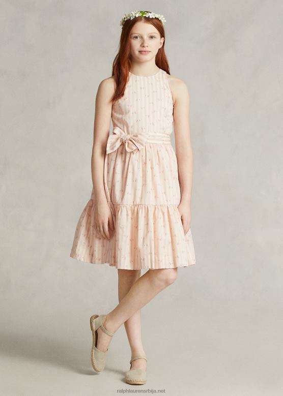 клинци Ralph Lauren пругаста цветна доби хаљина V2V446964 беттина цветна трака