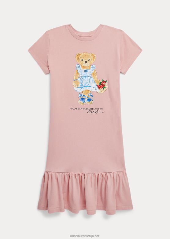 клинци Ralph Lauren поло беар памучна мајица мајица V2V447057 адирондацк росе