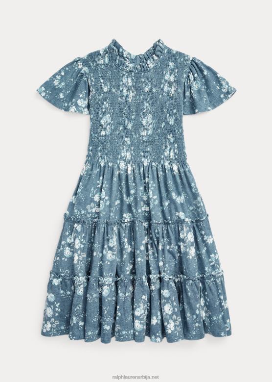 клинци Ralph Lauren Хаљина од памучног дреса са цвећем V2V447061 цветни