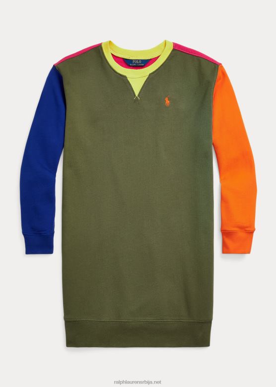 клинци Ralph Lauren боја-блокирана спа фротир хаљина V2V447107 тамна жалфија