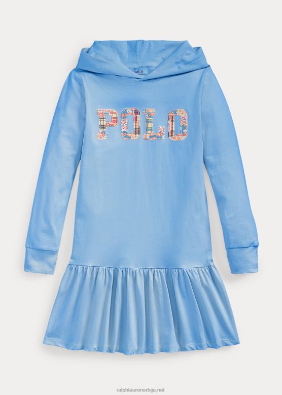 клинци Ralph Lauren хаљина са капуљачом од памучног дреса V2V447135 харбот исланд блуе