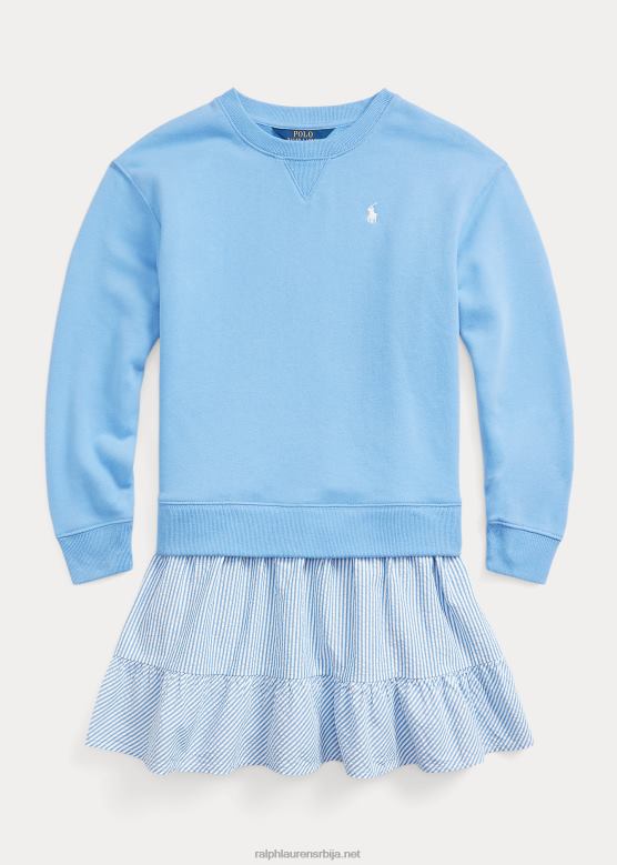 клинци Ralph Lauren флис & сеерсуцкер дукс хаљина V2V447142 лучко острво плаво