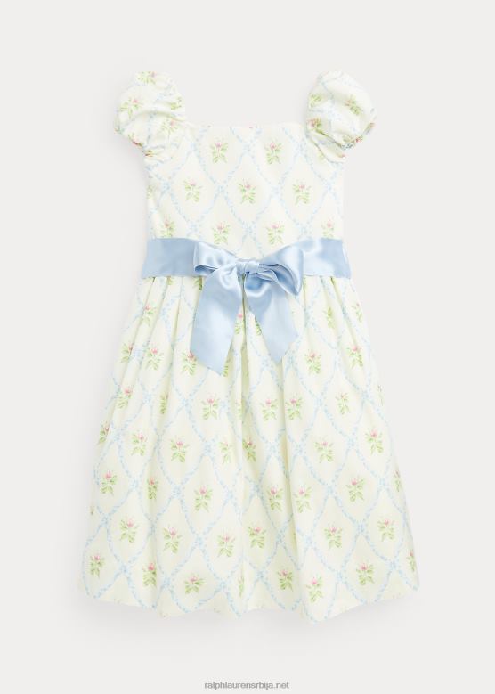 клинци Ralph Lauren цветна хаљина од дуда од мешавине свиле V2V447363