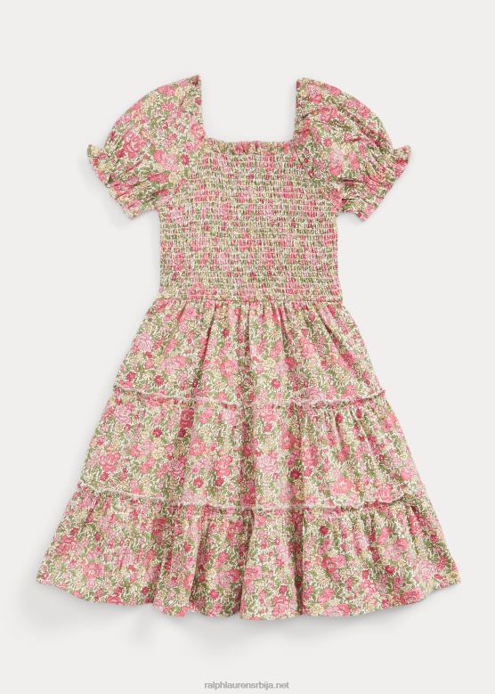 клинци Ralph Lauren Хаљина од памучног дреса са цвећем V2V447371 есме флорал