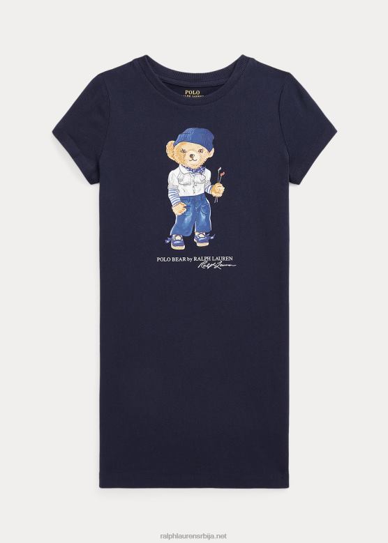 клинци Ralph Lauren поло беар памучна мајица мајица V2V447403 ловачка морнарица