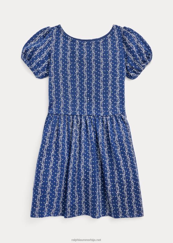 клинци Ralph Lauren цветна растезљива понте хаљина V2V447434 јулијета цветна пруга