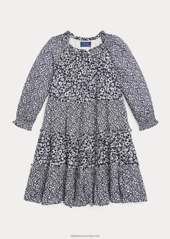 клинци Ralph Lauren цветна хаљина од газе V2V447458 цхлое/цамилле цвјетни