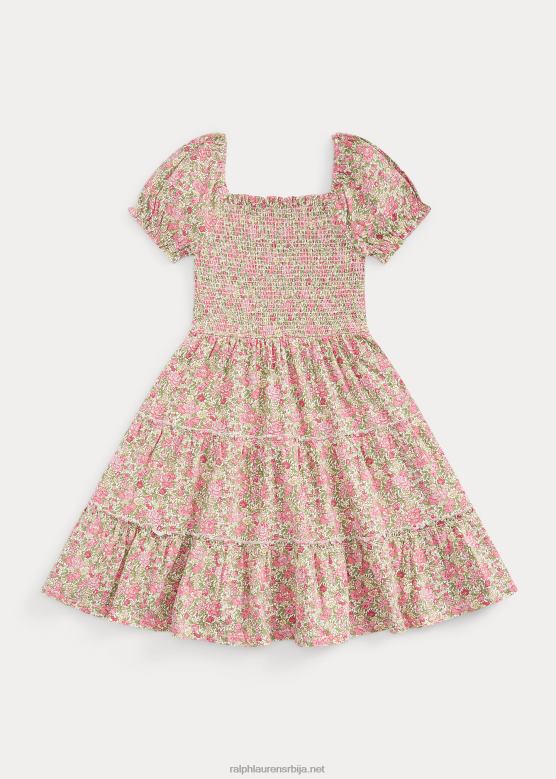 клинци Ralph Lauren Хаљина од памучног дреса са цвећем V2V447523 есме флорал