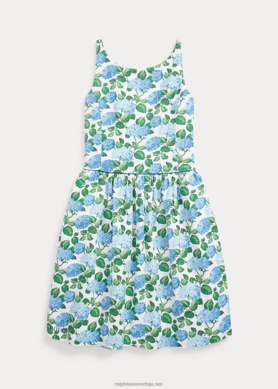 клинци Ralph Lauren растезљива доби хаљина са цвећем V2V447532 хортензија флорал