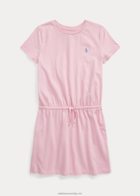 клинци Ralph Lauren мајица од памучног дреса V2V447554 кармел розе