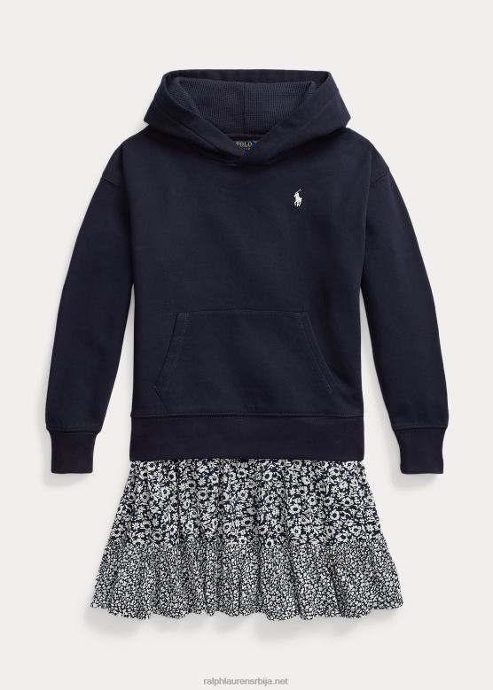 клинци Ralph Lauren хаљина са капуљачом од цвећа V2V447574 рл морнарица