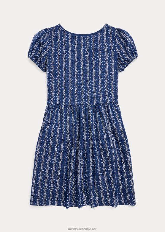 клинци Ralph Lauren цветна растезљива понте хаљина V2V447601 јулијета цветна пруга