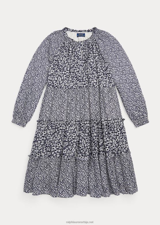 клинци Ralph Lauren цветна хаљина од газе V2V447609 цхлое/цамилле цвјетни