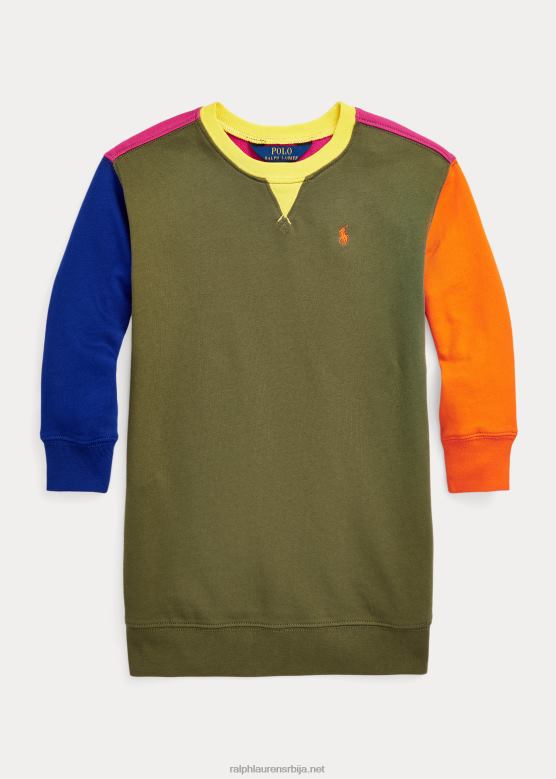 клинци Ralph Lauren боја-блокирана спа фротир хаљина V2V449941 тамна жалфија