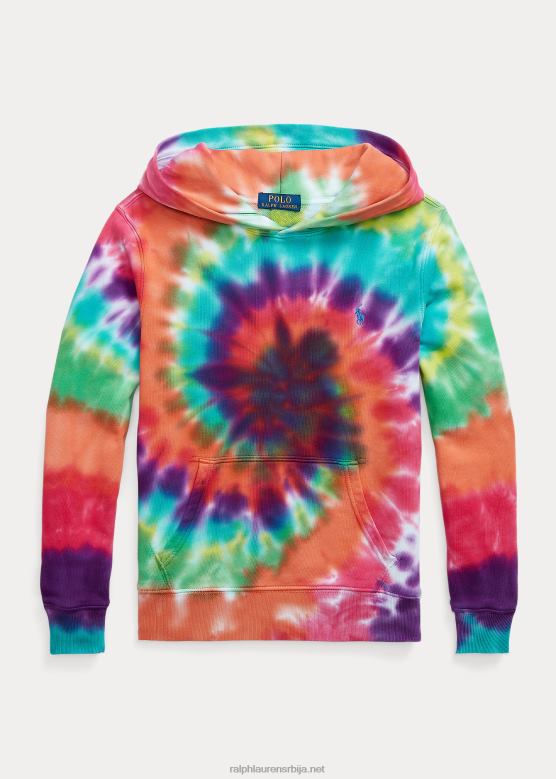 клинци Ralph Lauren француска памучна фротир дуксерица са краватом V2V446130 боја за дугу кравату