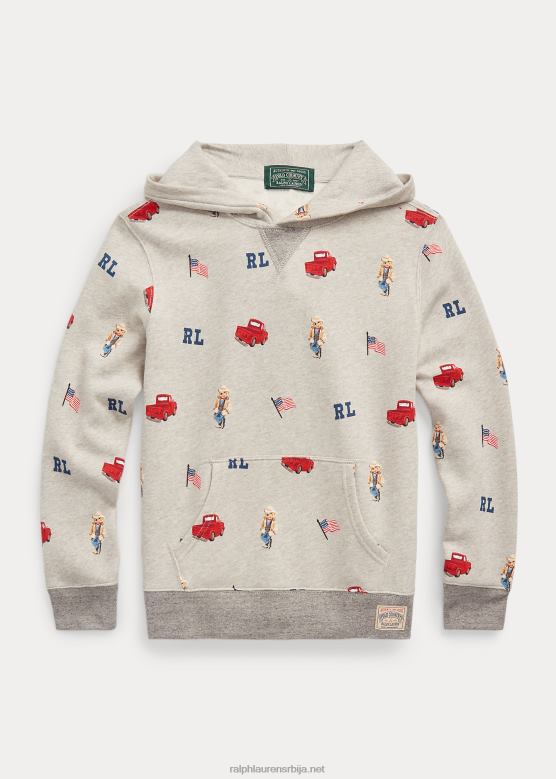 клинци Ralph Lauren дуксерица од поло медведа V2V446183 брооклин хеатхер