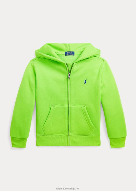 клинци Ralph Lauren дуксерица од флиса са пуним патентним затварачем V2V446525 галаксија зелена