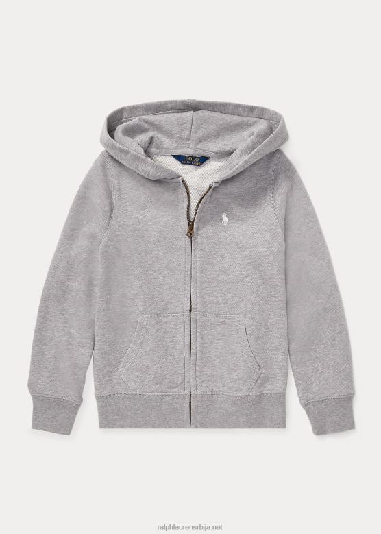 клинци Ralph Lauren француска фротир капуљача V2V447027 светлосиви вресак